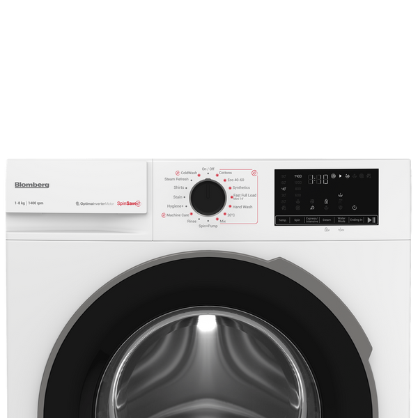 Blomberg 8kg 1400rpm Washing Machine with SpinSave White | LWA18461W Blomberg Washing Machine Ben Sweeney Electrical Euronics