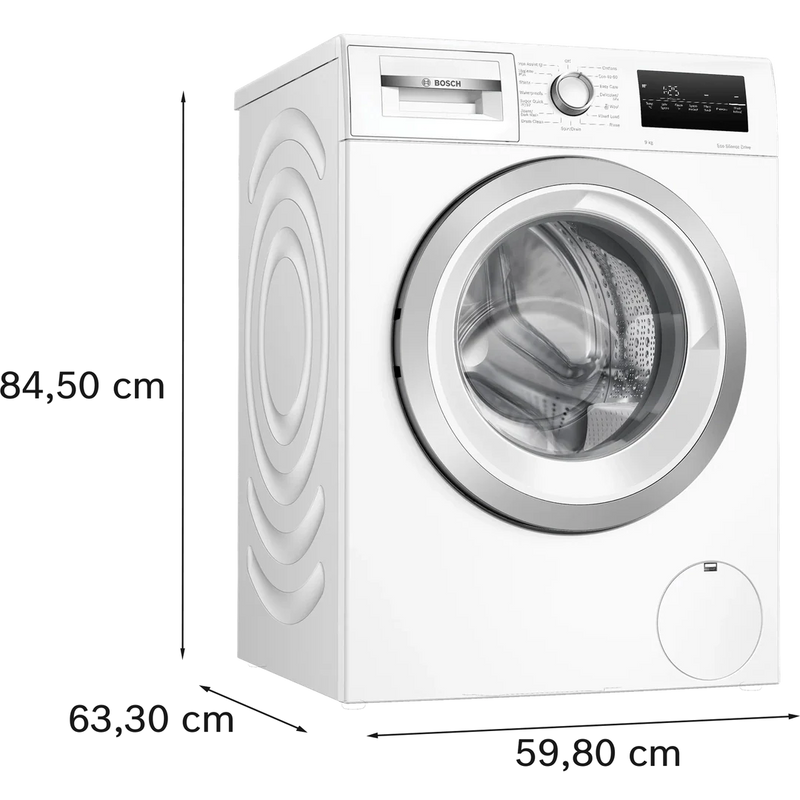 Bosch Series 4 Washing machine, Front Loader 9kg 1400 rpm - White | WAN28259GB Bosch Washing Machine Ben Sweeney Electrical Euronics