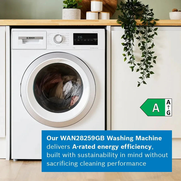 Bosch Series 4 Washing machine, Front Loader 9kg 1400 rpm - White | WAN28259GB Bosch Washing Machine Ben Sweeney Electrical Euronics