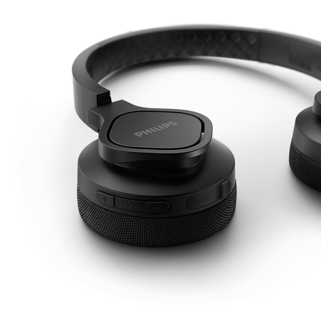 Philips TAA4216BK/00 On-Ear Wireless Sports Headphones IP55 Dust & Water Resistant