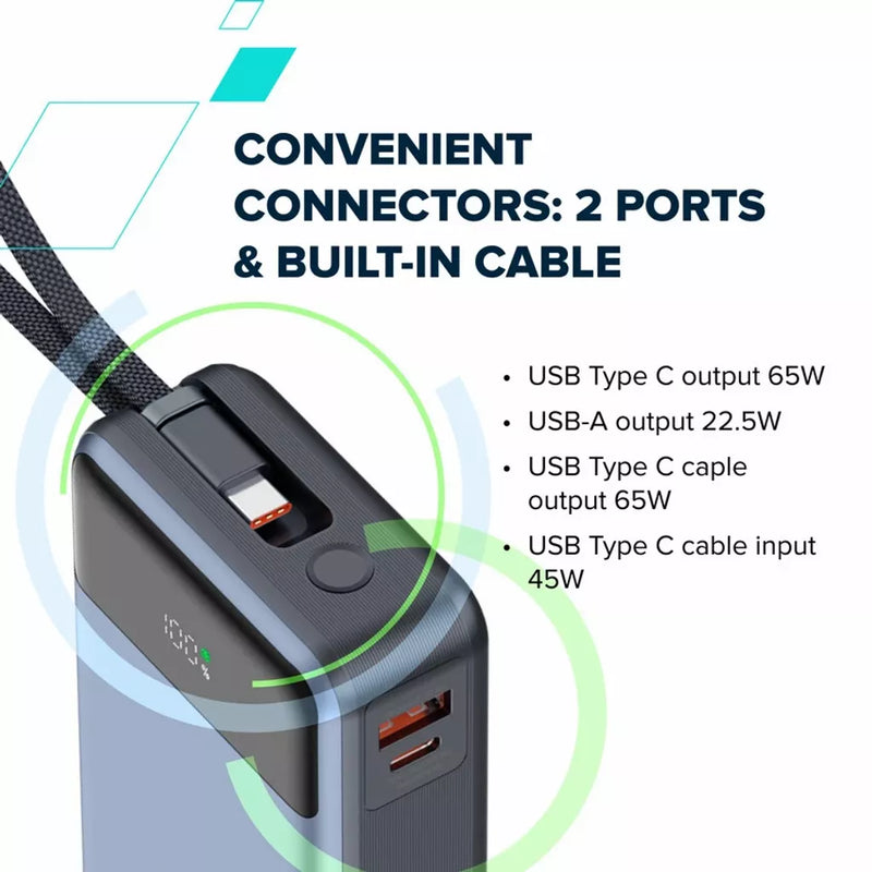 Canyon Power Bank OnPower PB-600 20,000mAh | CNS-CPB600DG Canyon Powerbank Ben Sweeney Electrical Euronics