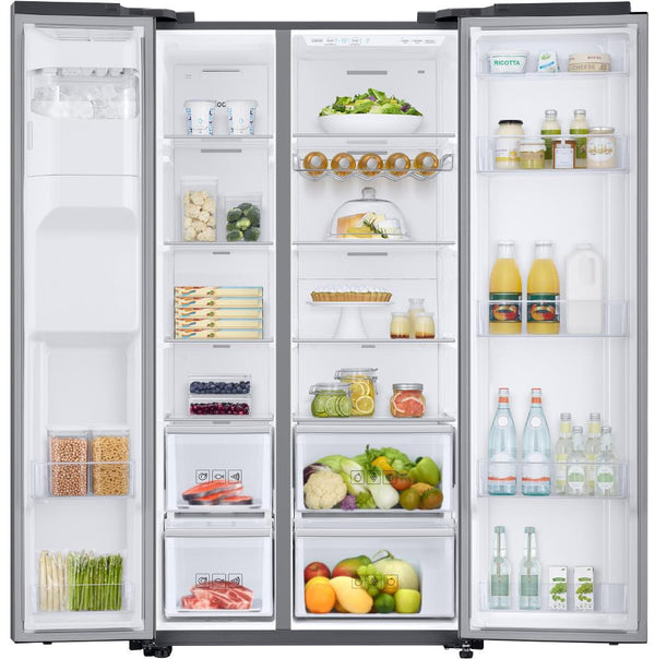 Samsung American Style Side‑by‑Side Fridge Freezer - Space Max 638L - Stainless Steel