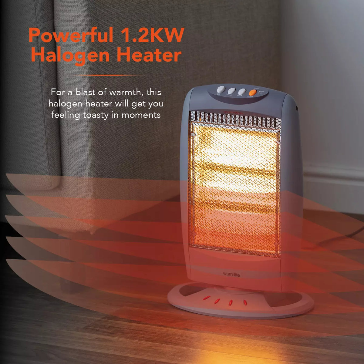 Warmlite 1200W Halogen Heater | WL42005