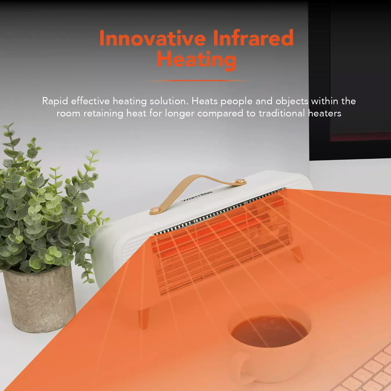 Warmlite 350W Infrared Desk Heater