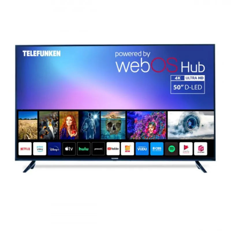 Telefunken 50″ 4K UHD Smart TV – webOS