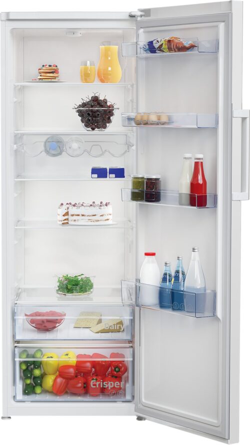 Beko Freestanding Tall Larder Fridge LSP4671W White