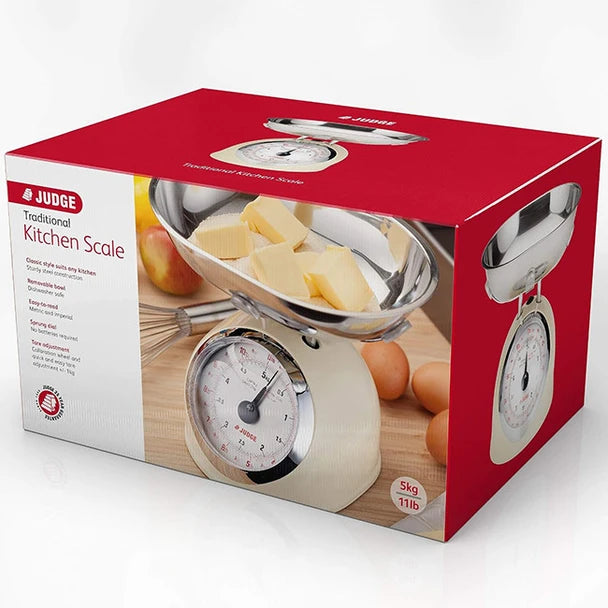 Judge Kitchen 5.0kg Traditional Scale - Cream | TC345