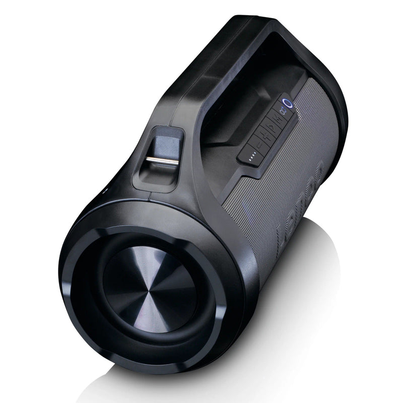 Lenco Splash‑Proof Bluetooth Speaker with FM, USB/SD & Party Lights