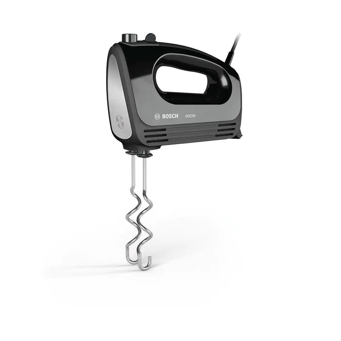 Bosch MFQ2420BGB Hand mixer Clever Mixx 400W Black Brushed stainless steel