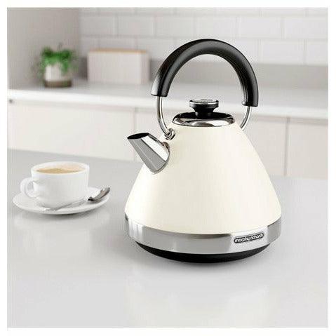Morphy Richards 1.5L Venture Pyramid Kettle | Cream | 100132