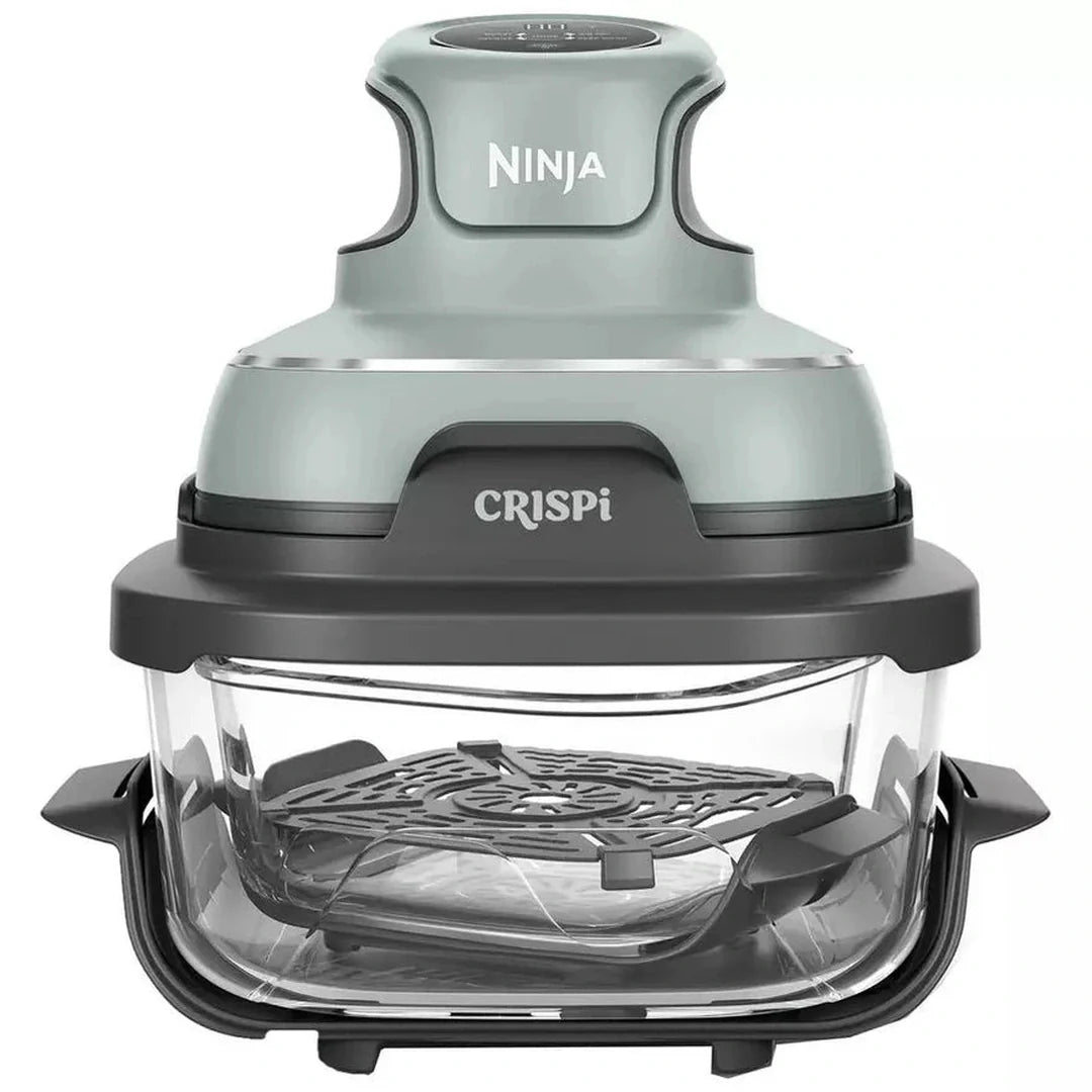 Ninja Crispi™ 4-in-1 Portable Glass Air Fryer Cooking System - Sage | FN101UKSG Ninja Grill Ben Sweeney Electrical Euronics