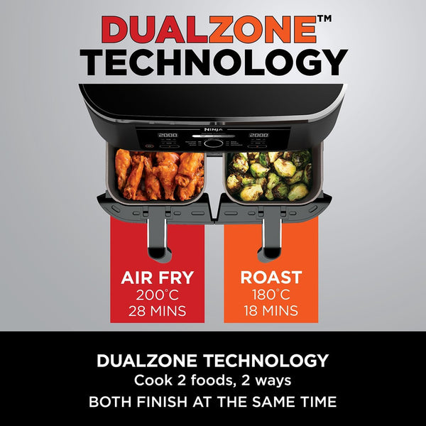 Ninja Foodi Dual Zone Air Fryer 7.6 L | AF300UK Ninja Air Fryer Ben Sweeney Electrical Ben Sweeney