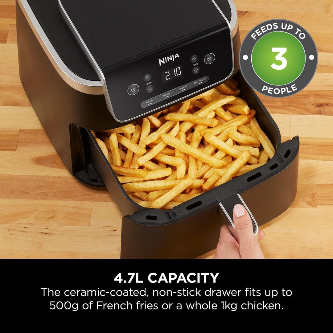 Ninja Pro 4.7L Air Fryer - Black | AF140UK Ninja Ben Sweeney Electrical Euronics