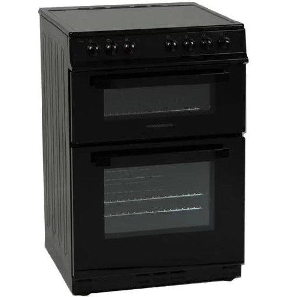 NordMende 60cm Freestanding Twin Cavity Electric Cooker with Ceramic Hob – Black