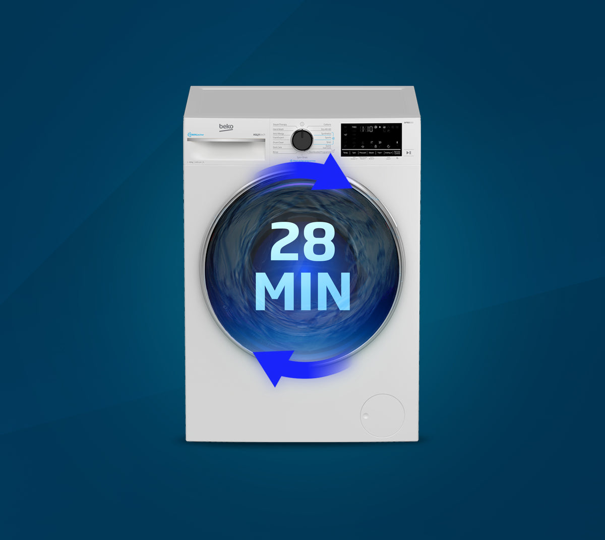 Beko 11Kg Washing Machine 1400 Spin | BM5WT61141TW