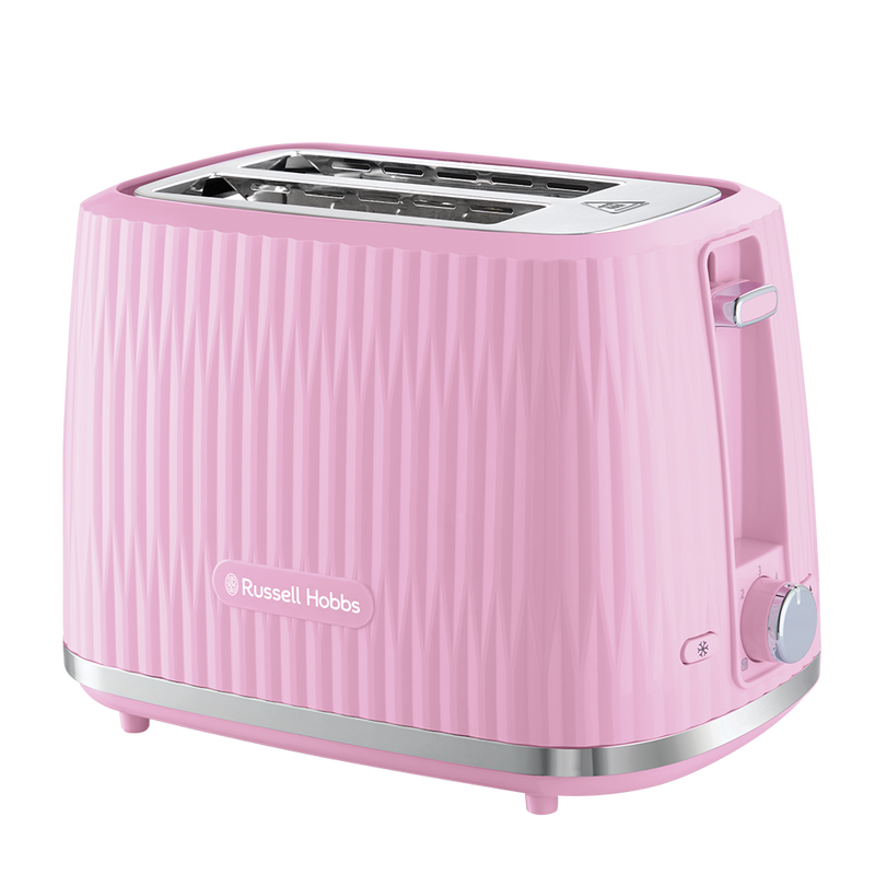 Russell Hobbs Eden 2‑Slice Toaster Raspberry Pink