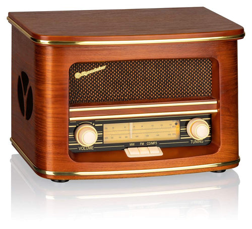 Roadstar Fm/Am Wood Effect Desk Radio | HRA-1500