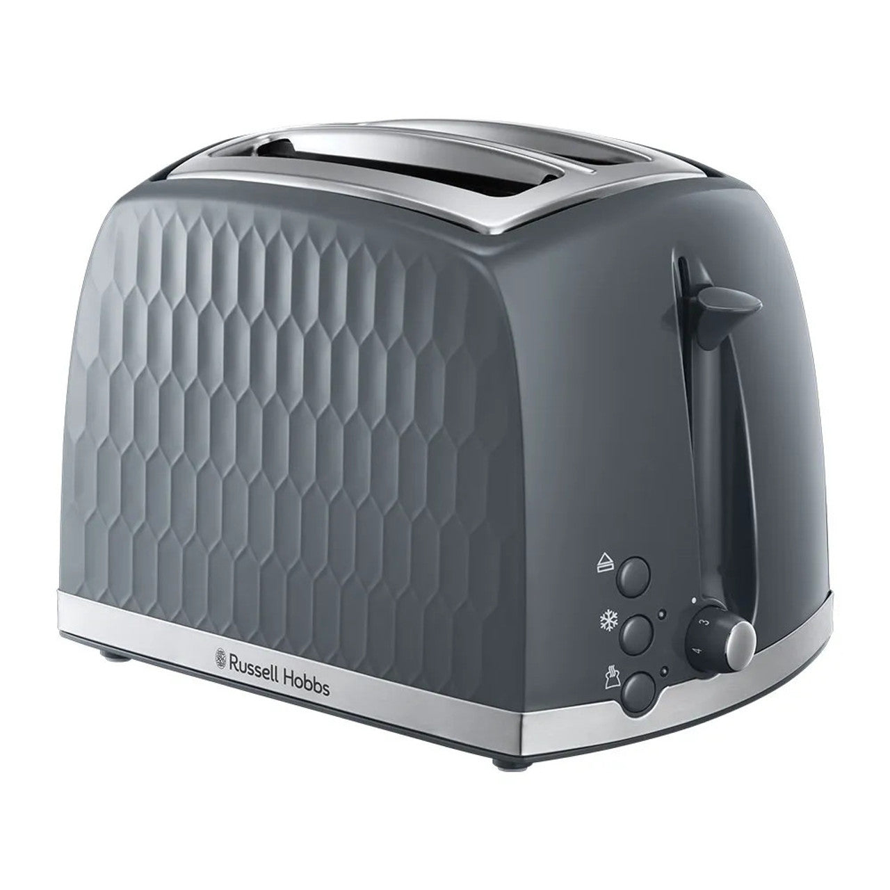 Russell Hobbs Honeycomb Toaster - Grey | 26063
