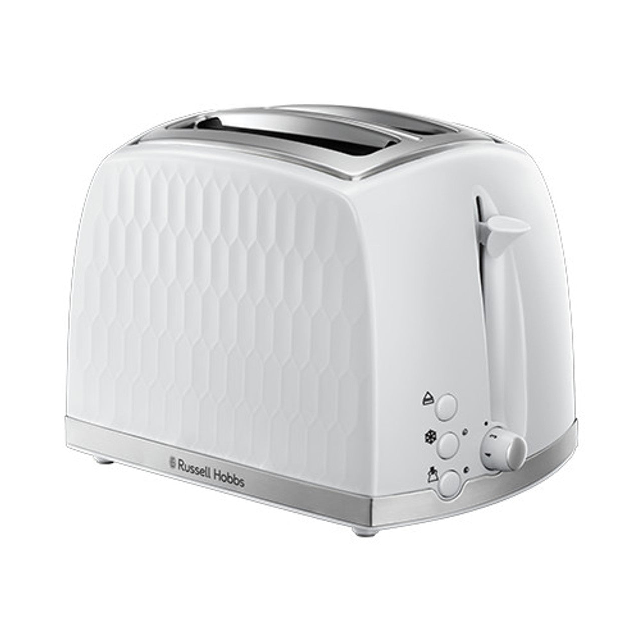 Russell Hobbs Honeycomb Toaster - White | 26060