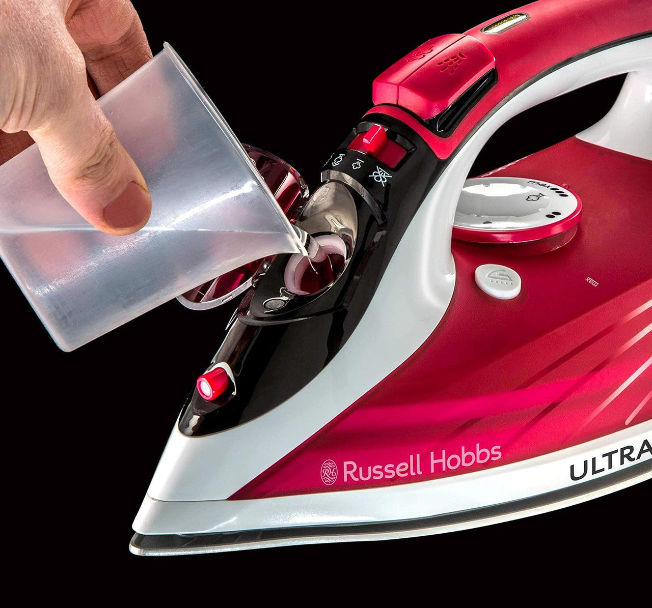 Russell Hobbs Ultra Steam Pro Iron - Red | 23990