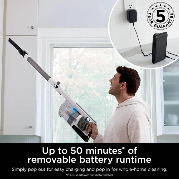 Shark PowerPro Pet Cordless Stick Vacuum with Anti Hair Wrap and Floor Detect - Single Battery | IZ380UKT