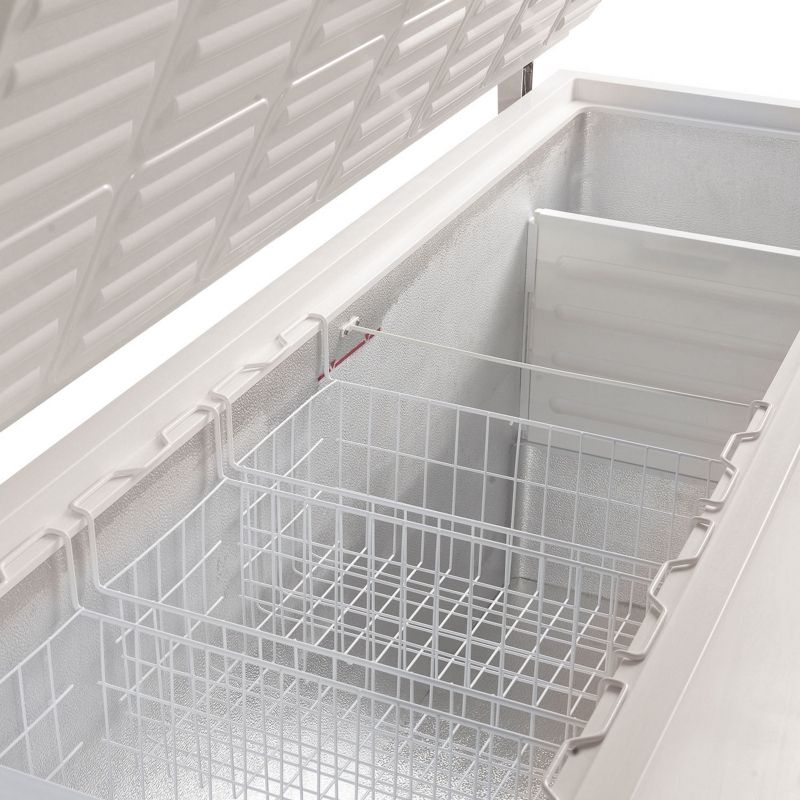 Tefcold Chest Freezer - 463 L, Stainless Steel Lid
