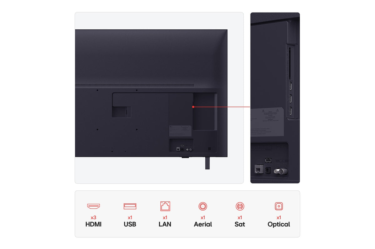 50 inch LG UHD AI UA74 4K Smart TV 2025 | 50UA74006LB