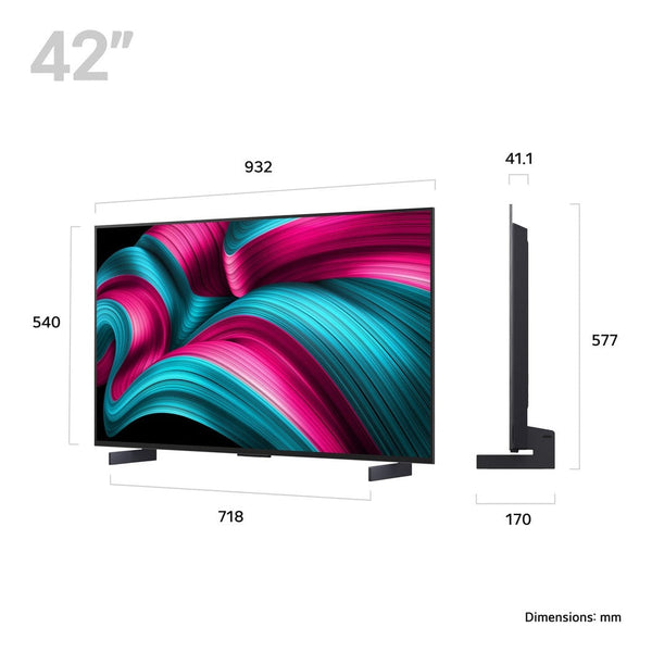 LG OLED AI 42" 4K HDR Smart TV | OLED42C54LA.AEK LG TV Ben Sweeney Electrical Euronics