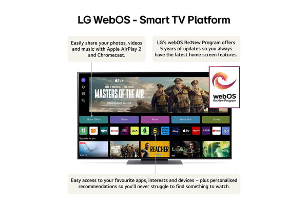 LG 86 Inch NANO81 NANO TV (2024) | 86NANO81T6A.AEK