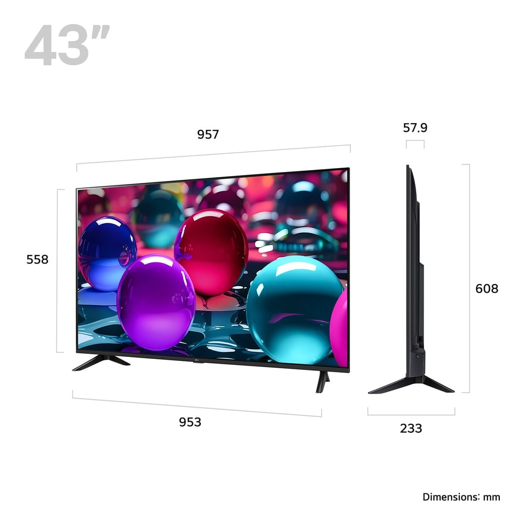 LG UA73 43" 4K UHD LED Smart TV | 43UA73006LA.AEKQ LG TV Ben Sweeney Electrical Euronics