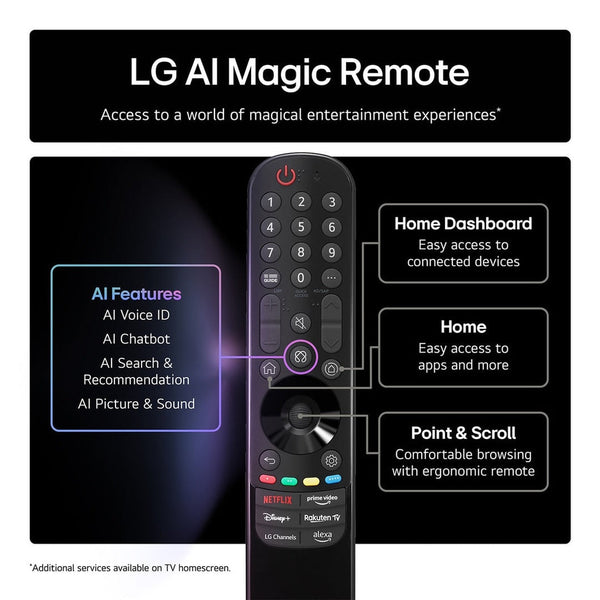 LG OLED AI 55" 4K HDR Smart TV | OLED55C54LA.AEK LG TV Ben Sweeney Electrical Euronics