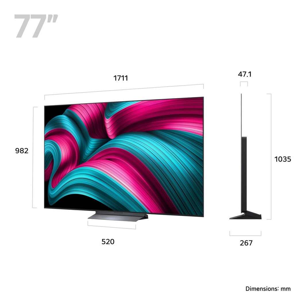 LG OLED AI 77" 4K HDR Smart TV | OLED77C54LA.AEK LG TV Ben Sweeney Electrical Euronics