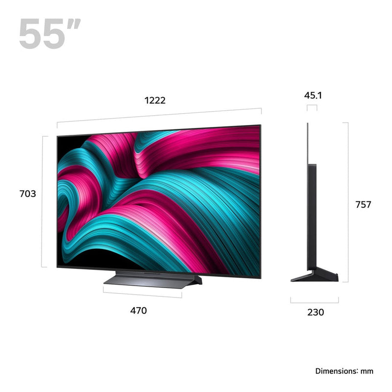 LG OLED AI 55" 4K HDR Smart TV | OLED55C54LA.AEK LG TV Ben Sweeney Electrical Euronics