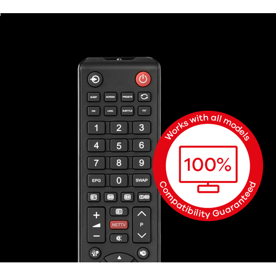 Toshiba TV Replacement Remote Control One4All Consumer Electronics Ben Sweeney Electrical Euronics