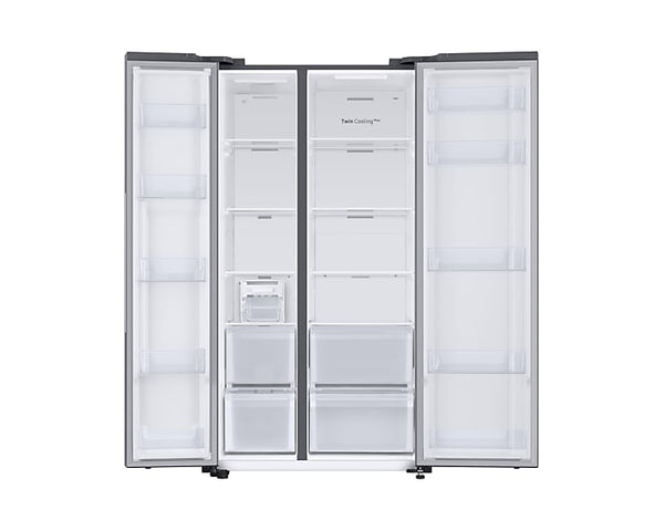 Samsung American Style Side-by-Side Fridge Freezer – SpaceMax 652 L – Stainless Steel